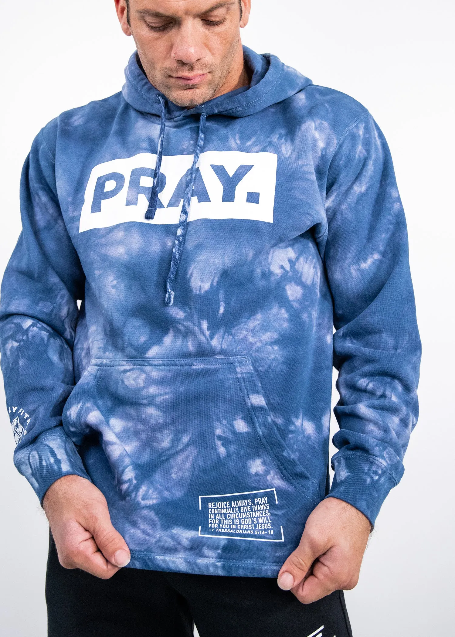 PRAY. Hoodie // Tie-Dye