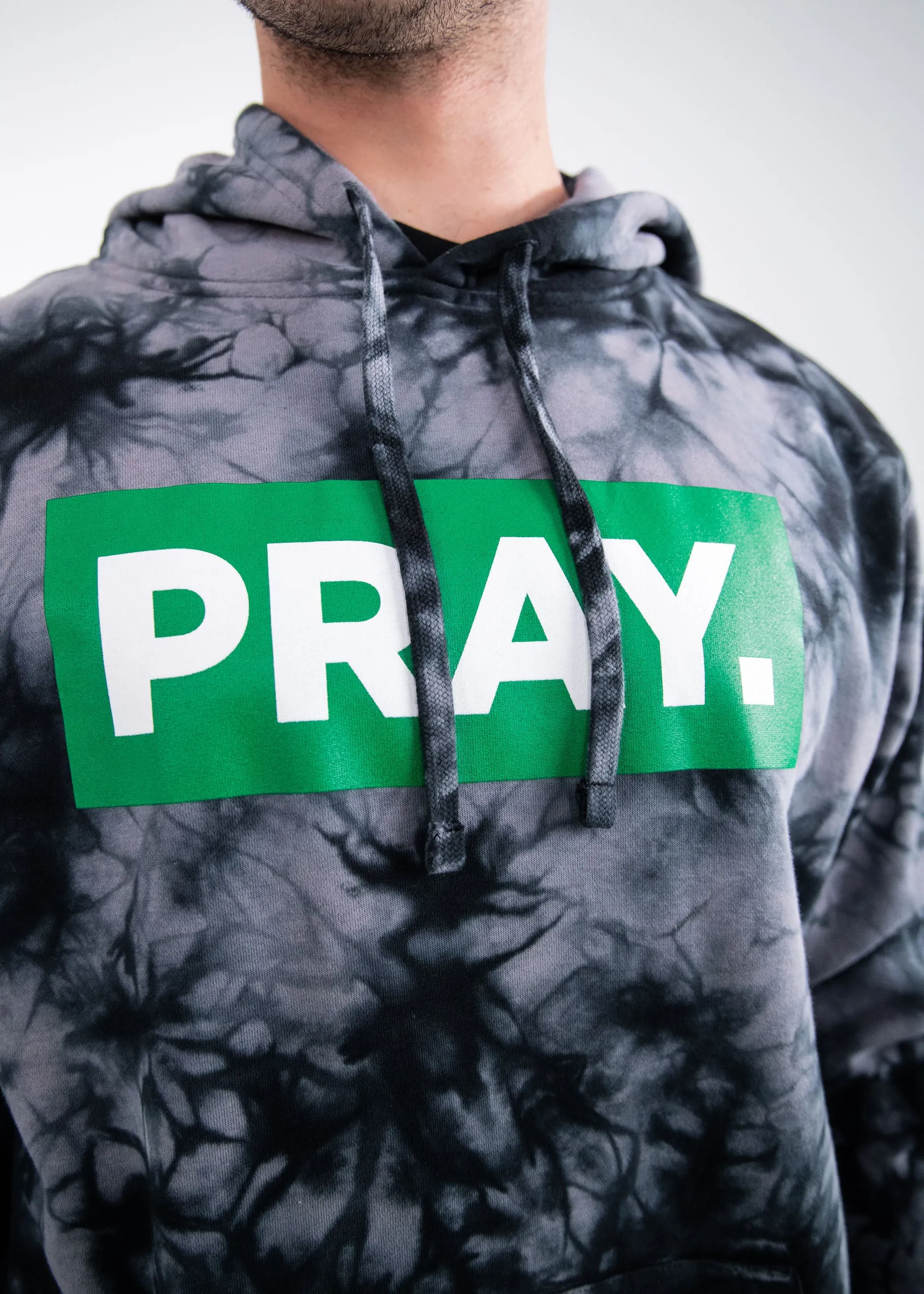 PRAY. Hoodie // Tie-Dye