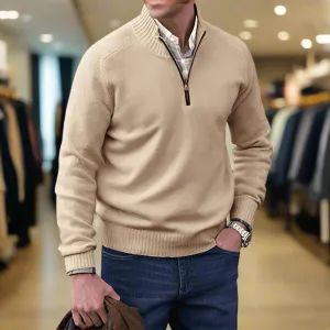 Rick - Zippered Cashmere Sweater