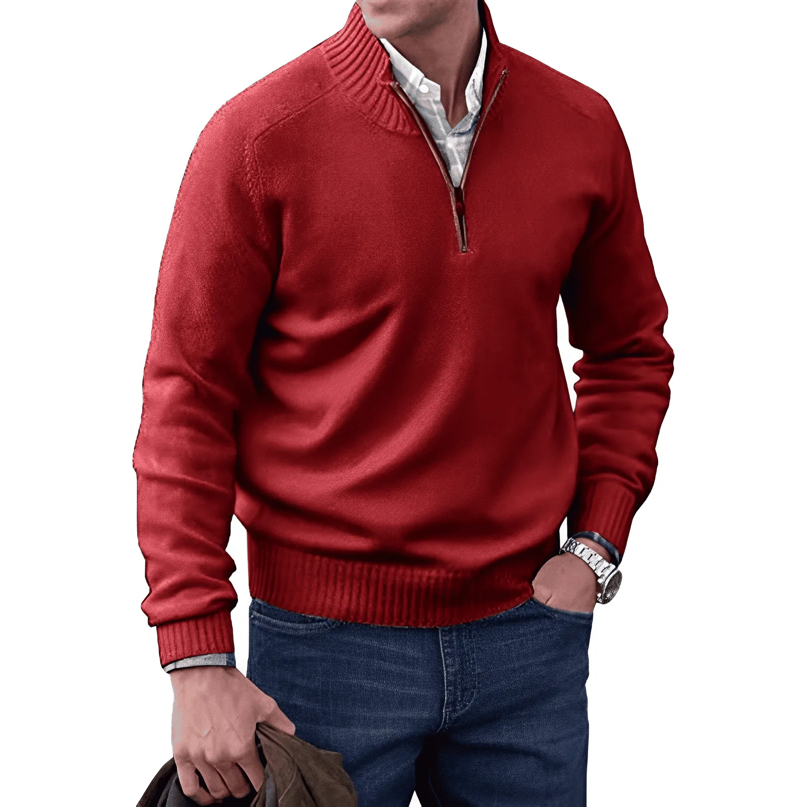 Rick - Zippered Cashmere Sweater