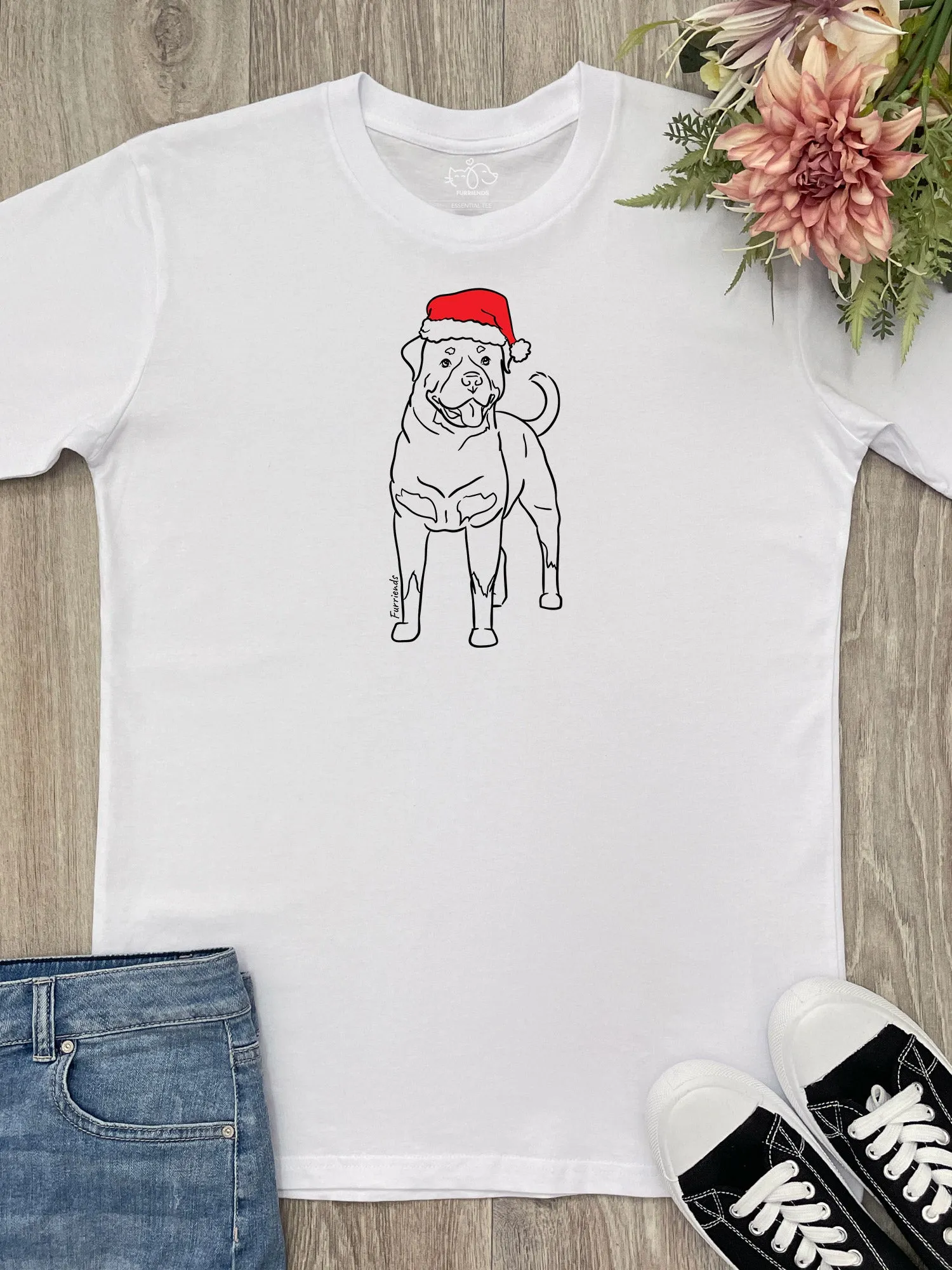 Rottweiler Christmas Edition Essential Unisex Tee