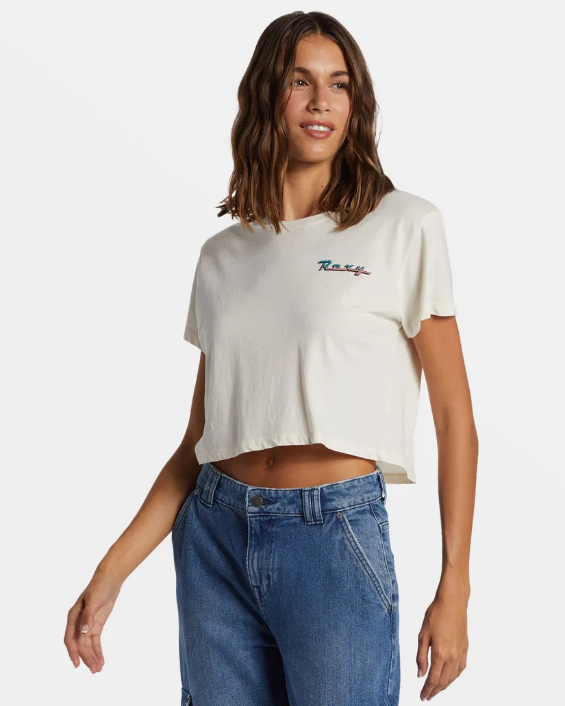 Roxy Baja Cali Tee-Egret