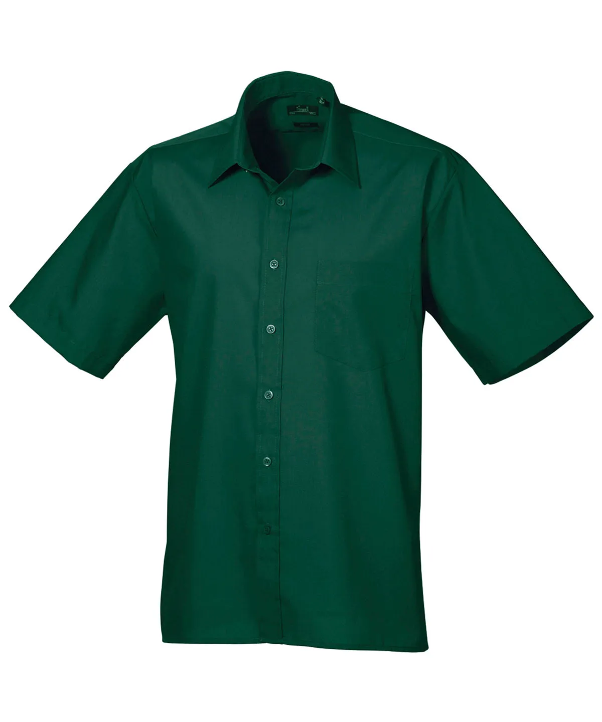 Short sleeve poplin shirt | Bottle