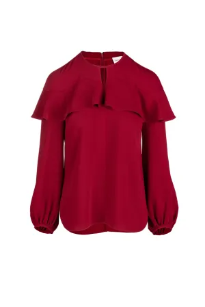 Sierra Blouse - Burgundy