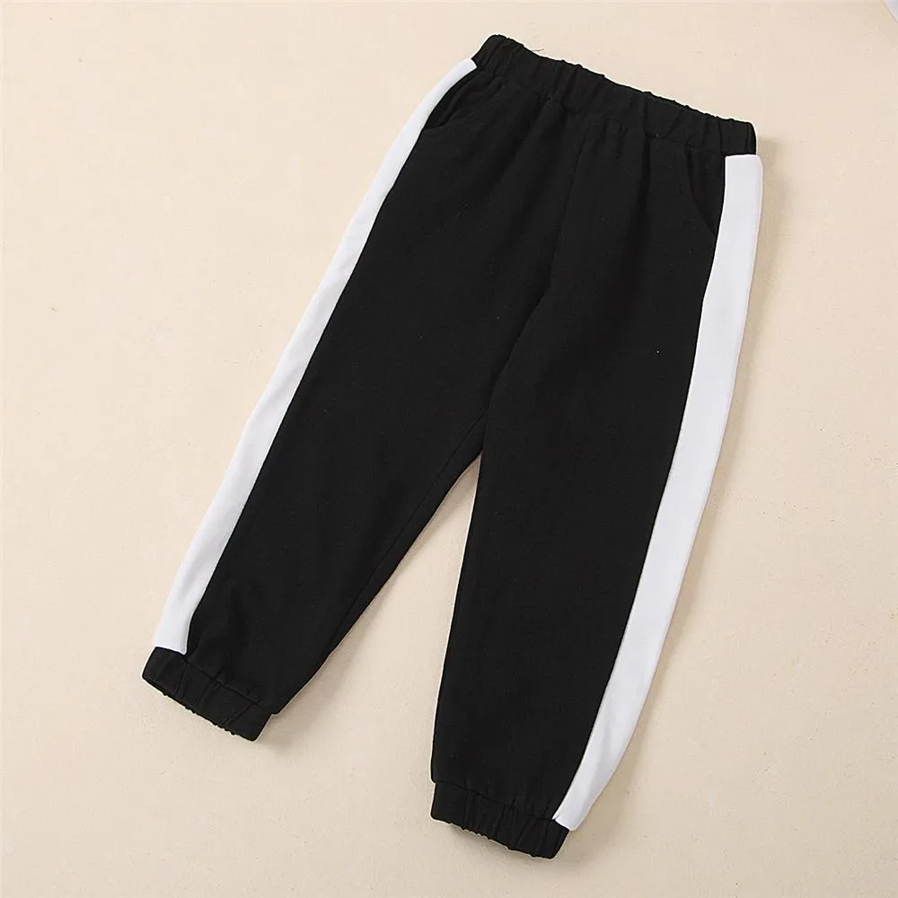 Unisex Long Sleeve Furry Crew Neck Top & Pants Trendy Kids Wholesale Clothing