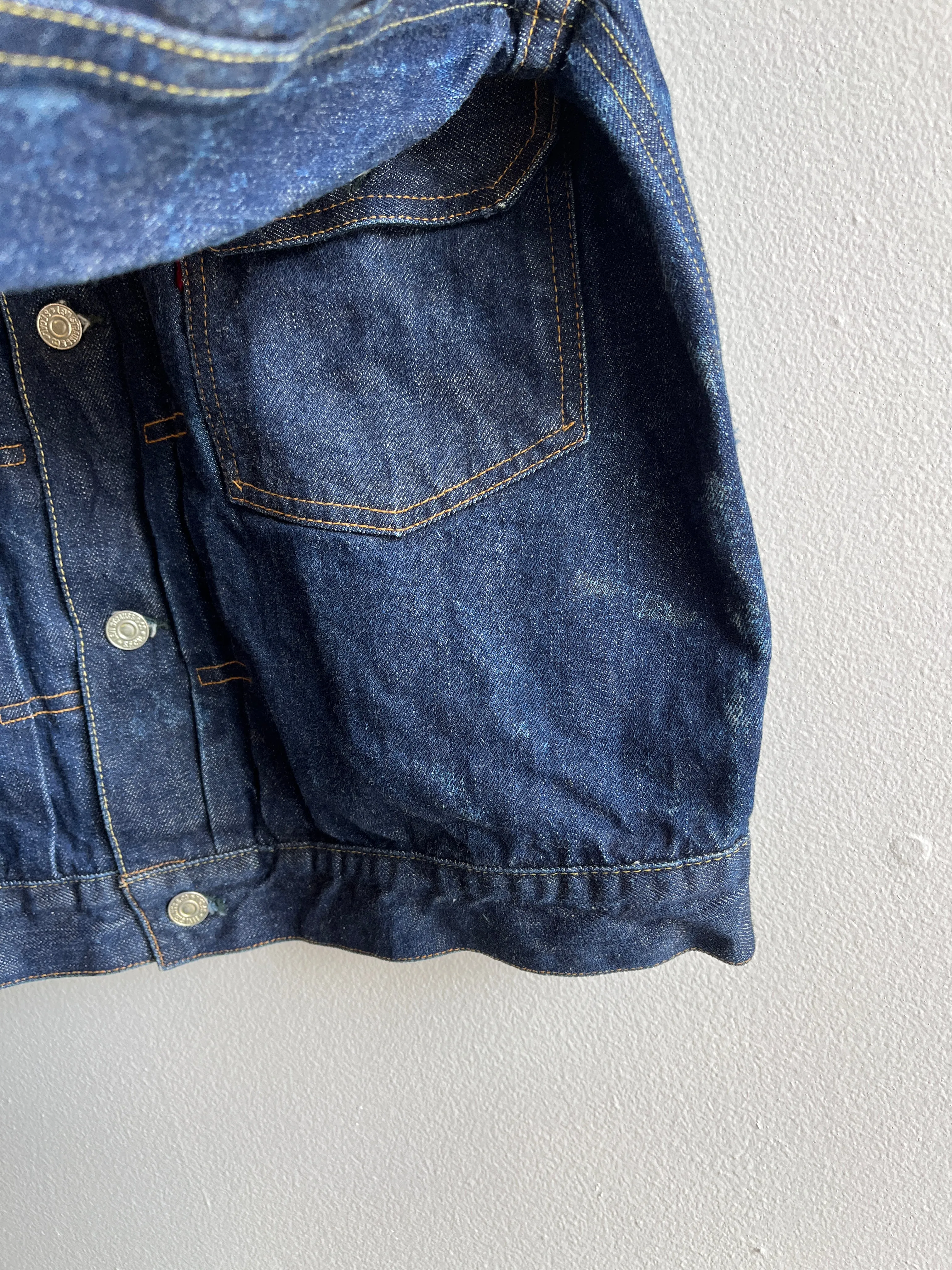 Vintage 1950s Levis Type 2 507XX Selvedge Denim Jacket