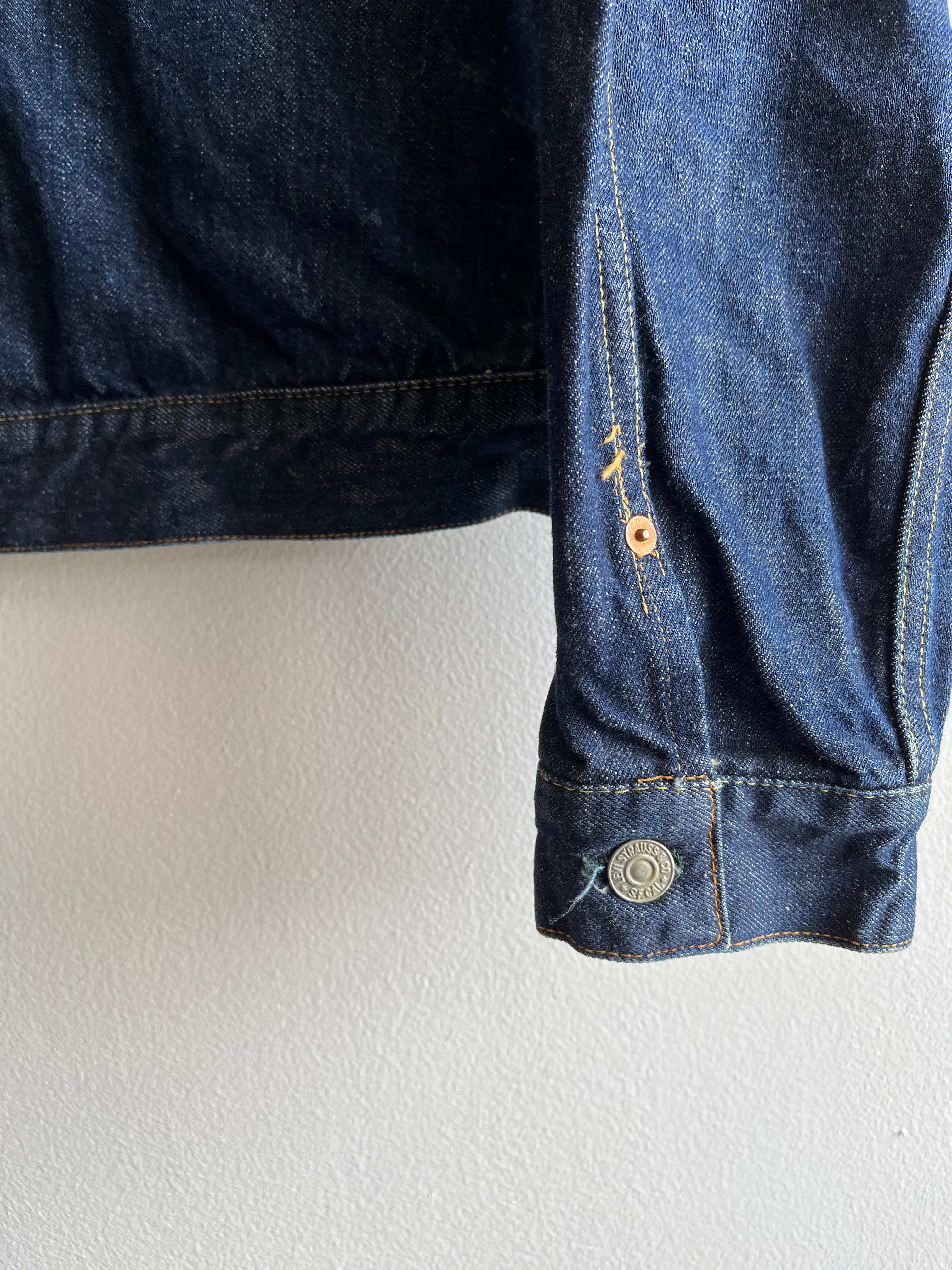 Vintage 1950s Levis Type 2 507XX Selvedge Denim Jacket