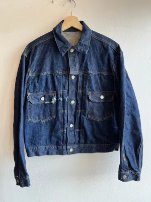 Vintage 1950s Levis Type 2 507XX Selvedge Denim Jacket