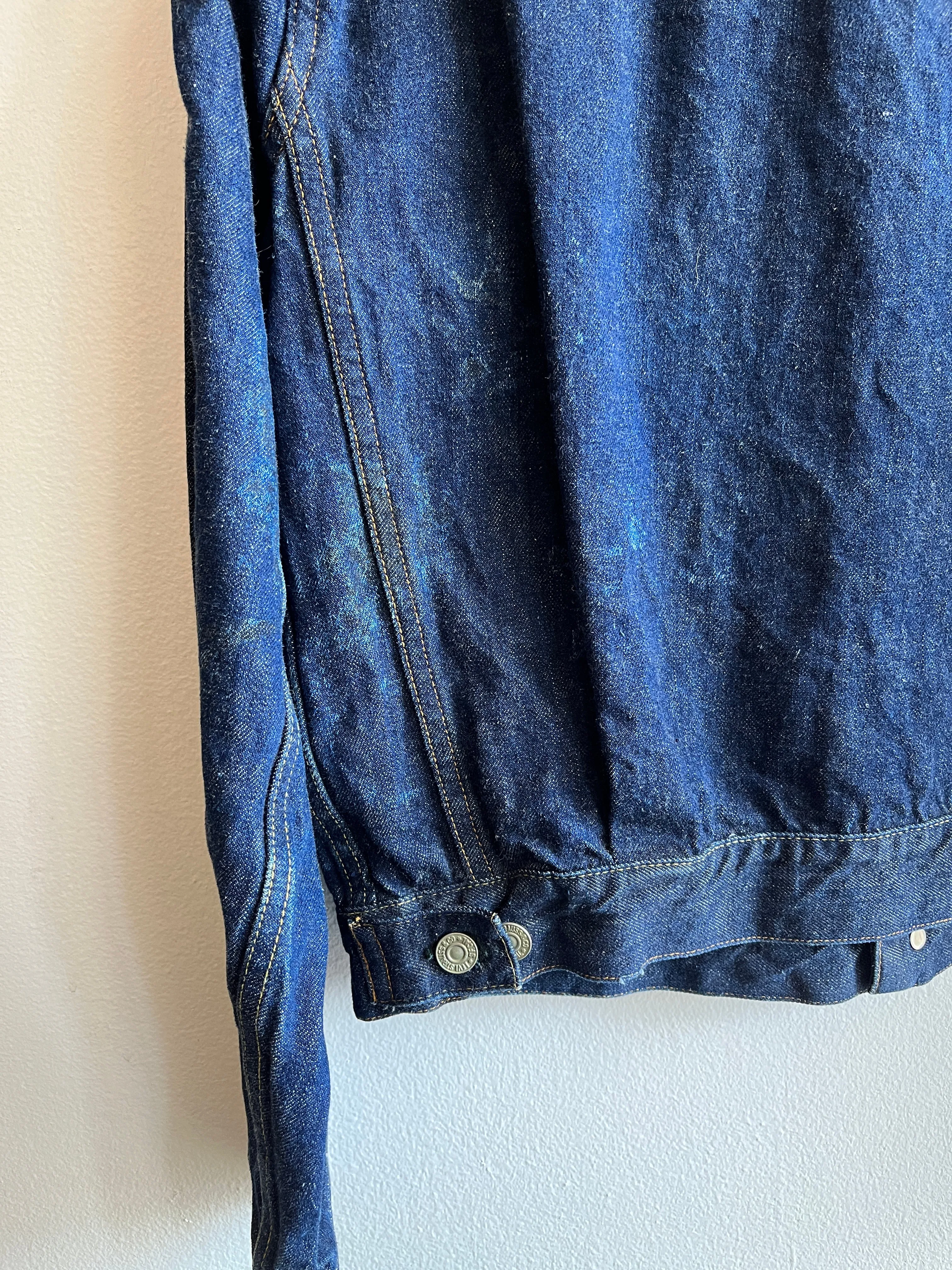 Vintage 1950s Levis Type 2 507XX Selvedge Denim Jacket