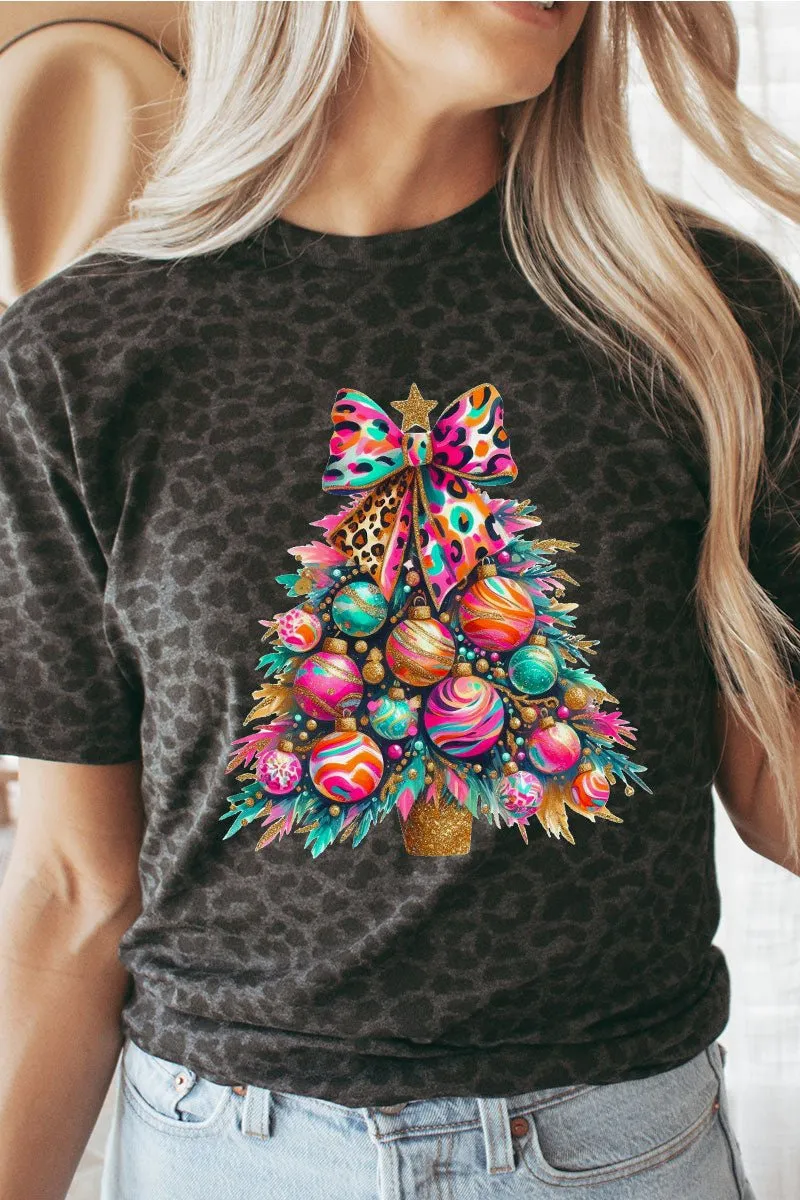 Vivid Christmas Tree Fine Jersey Tee