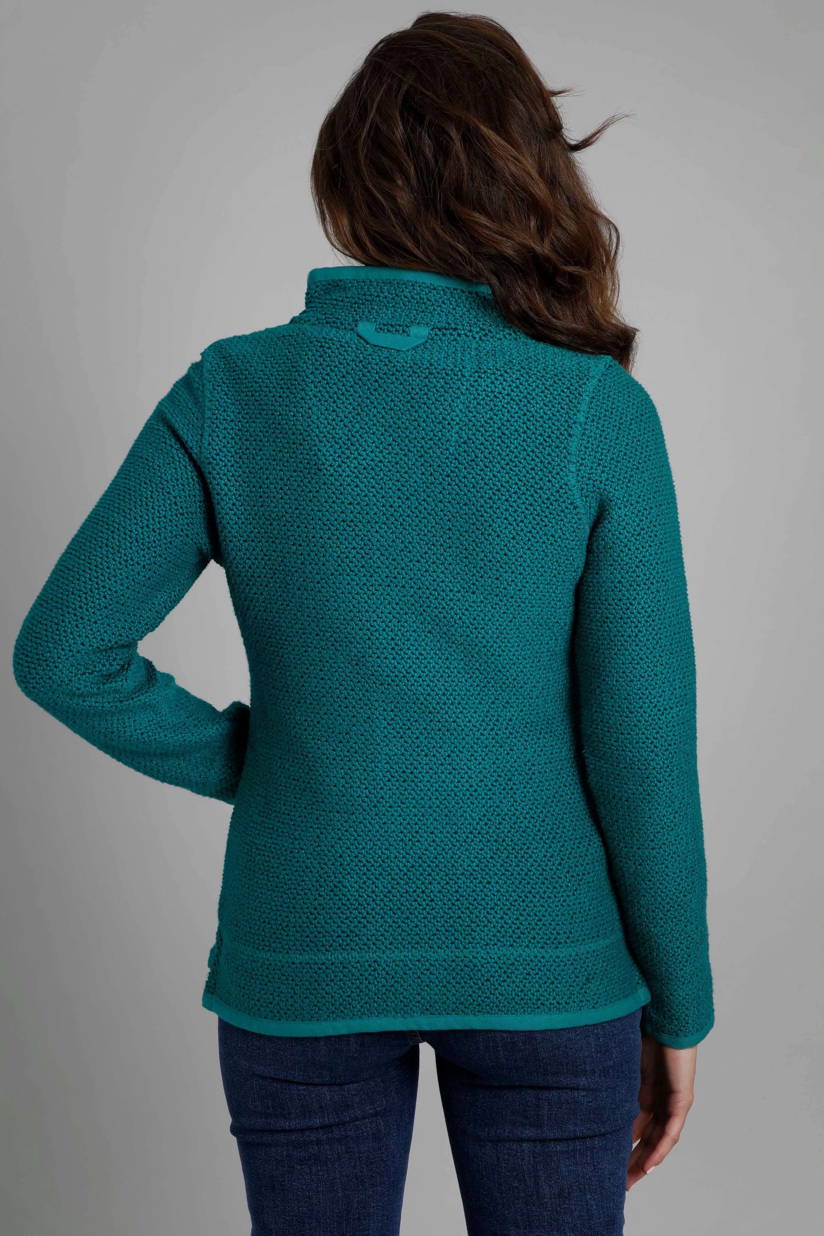Weird Fish Sontee Full Zip Macaroni - Ivy