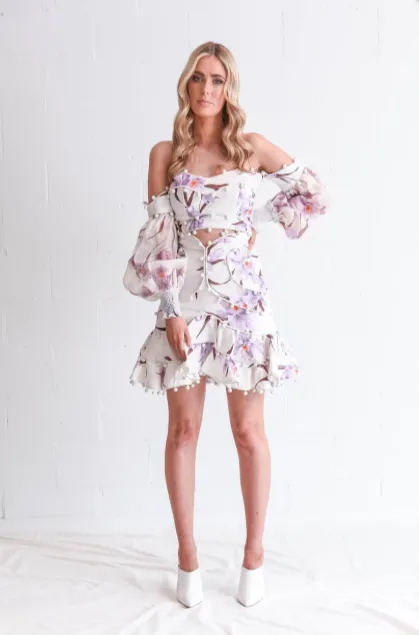 Zimmermann Corsage Bauble Bodice   Skirt Set (For Hire)