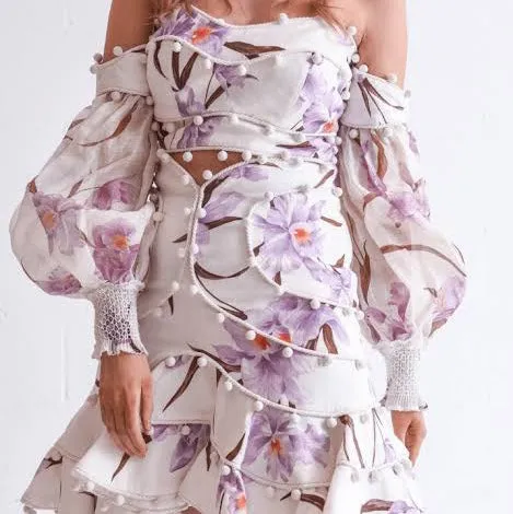 Zimmermann Corsage Bauble Bodice   Skirt Set (For Hire)